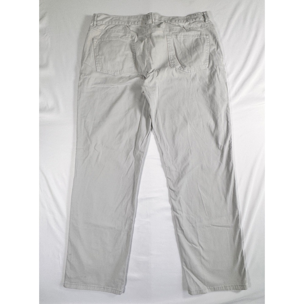 Johnnie-O Est Coast Prep Chino Pants Mens 40x33 Grey‎ Iron Cotton Stretch - Picture 4 of 7